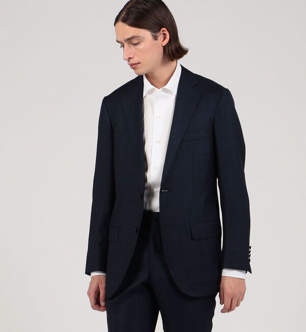 TOMORROWLAND MENS「コットンポリエステル ループボタンダウンドレスシャツ」|シャツ・ブラウス|