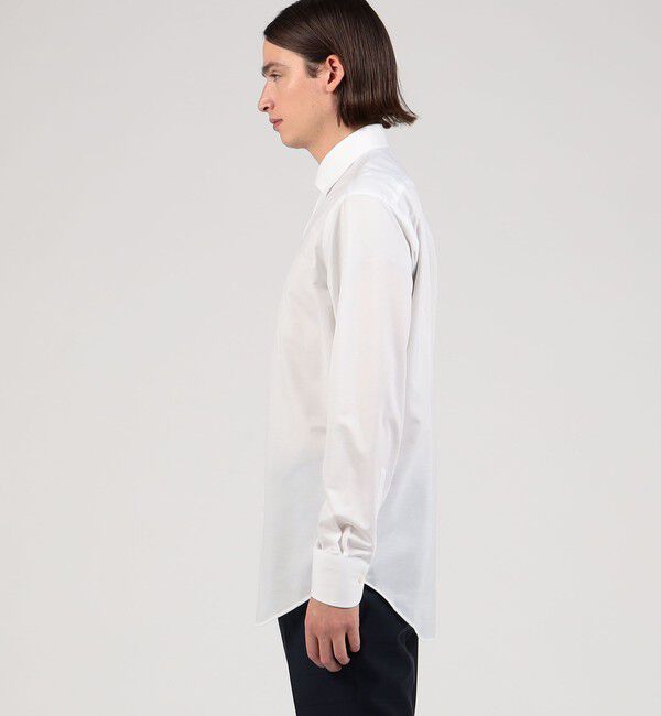 TOMORROWLAND MENS「コットンポリエステル ループボタンダウンドレスシャツ」|シャツ・ブラウス|