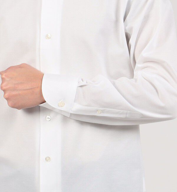 TOMORROWLAND MENS「コットンポリエステル ループボタンダウンドレスシャツ」|シャツ・ブラウス|