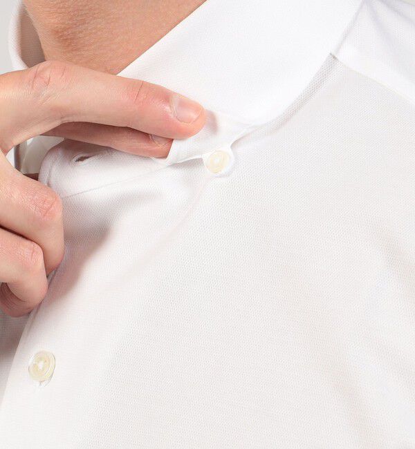 TOMORROWLAND MENS「コットンポリエステル ループボタンダウンドレスシャツ」|シャツ・ブラウス|