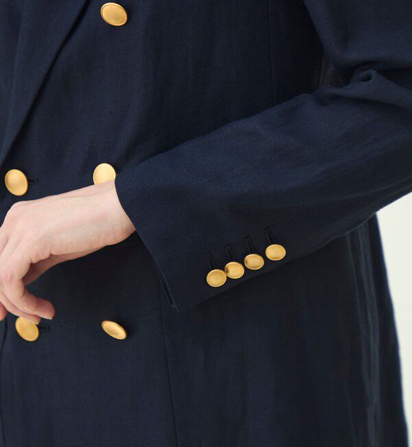 MACPHEE「リネンレーヨンツイル ダブルブレストブレザー」|テーラードジャケット|