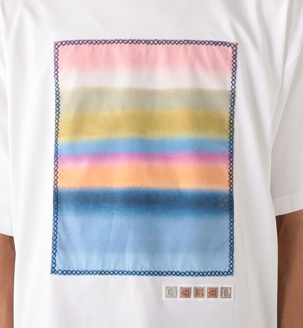 CABaN「CABaN スビンコットン グラデーションプリントTシャツ」|Tシャツ・カットソー|