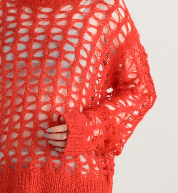 Edition「ベビーアルパカ クルーネックニットプルオーバー」|ニット・セーター|