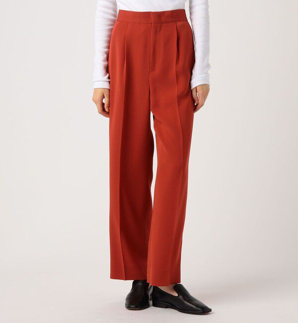 Edition「バックサテンジョーゼット スラックス」|スラックス|