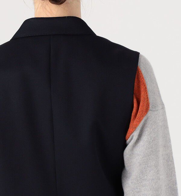 MACPHEE「ウールギャバジン ダブルブレストジレ」|ベスト・ジレ|