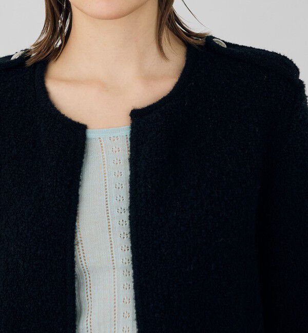 DES PRES「パイルステッチ ノーカラージャケット」|ノーカラージャケット|