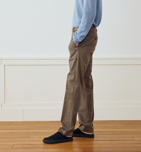 JAMES PERSE「コットンカシミヤツイル トラウザー MCAS1401」|スラックス|