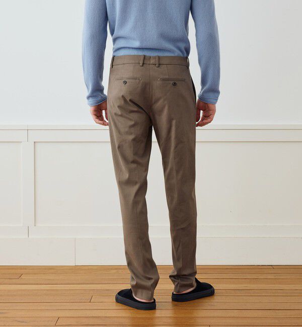 JAMES PERSE「コットンカシミヤツイル トラウザー MCAS1401」|スラックス|