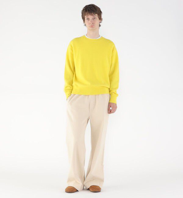 GALERIE VIE「バルキーカシミヤ クルーネックプルオーバー」|ニット・セーター|