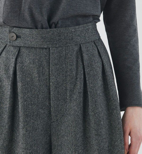 GALERIE VIE「グリジオコットーネ クロップドワイドパンツ」|その他|