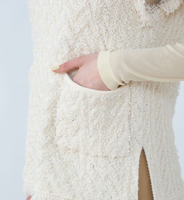 MACPHEE「パイルジャカード Vネックベスト」|ベスト・ジレ|