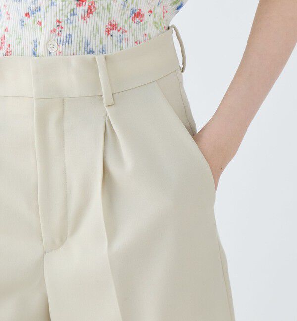 MACPHEE「ウールギャバジン タックハーフパンツ」|その他|