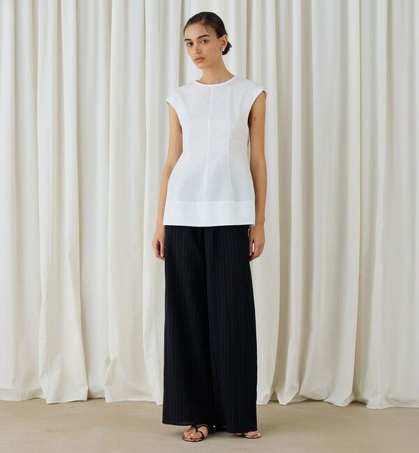 DES PRES「キュプラコットンストライプ イージーパンツ」|その他|