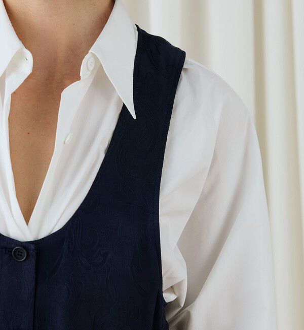 DES PRES「オーナメントジャカード サロペット」|オールインワン|