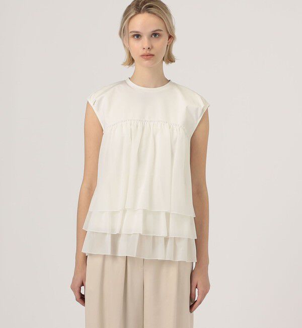 Ballsey「ジャージーコンビ ティアードプルオーバー」|Tシャツ・カットソー|