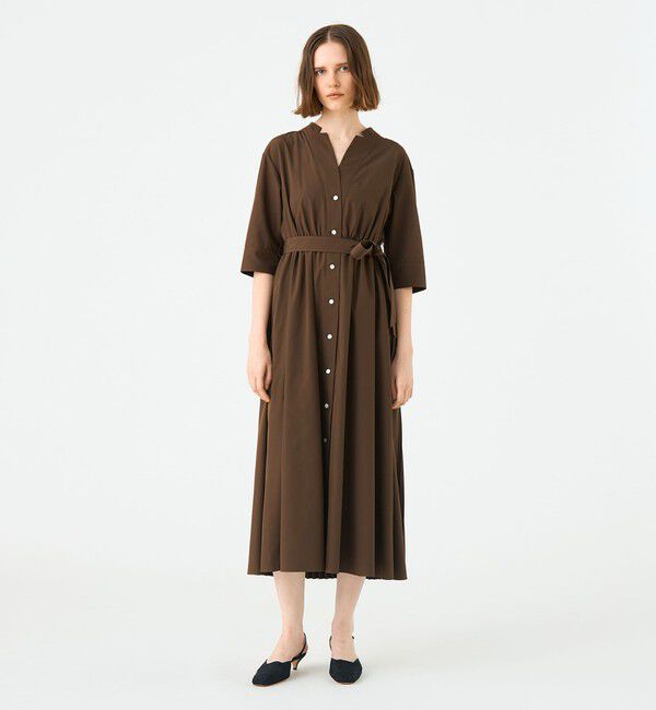 Ballsey「スパンブロード シャツワンピース」|ワンピース|