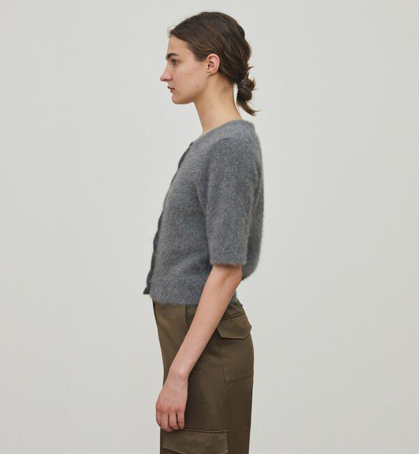 DES PRES「フォックスカシミヤ ハーフスリーブカーディガン」|カーディガン|