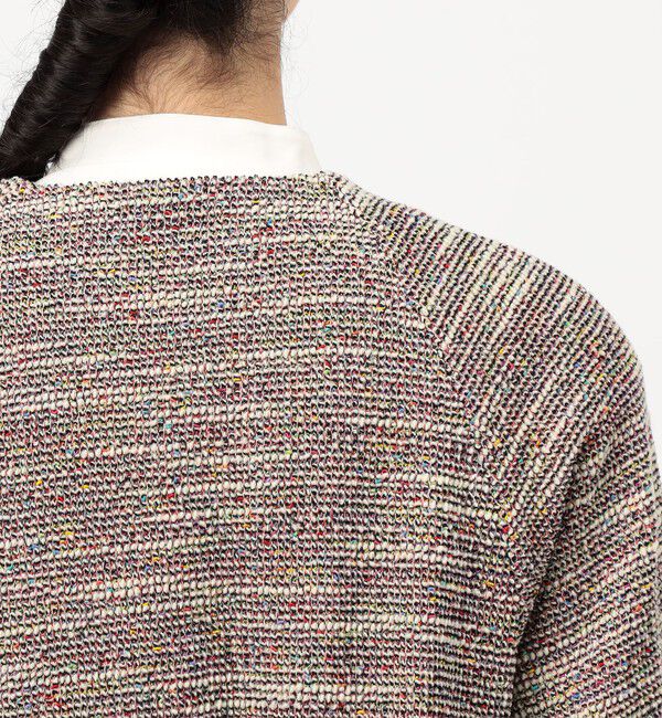 TOMORROWLAND collection「ファンシーニット ペプラムジャケット」|ノーカラージャケット|