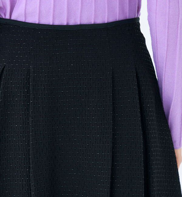 Ballsey「フィルムボーダー ミックスタックフレアスカート」|フレア|