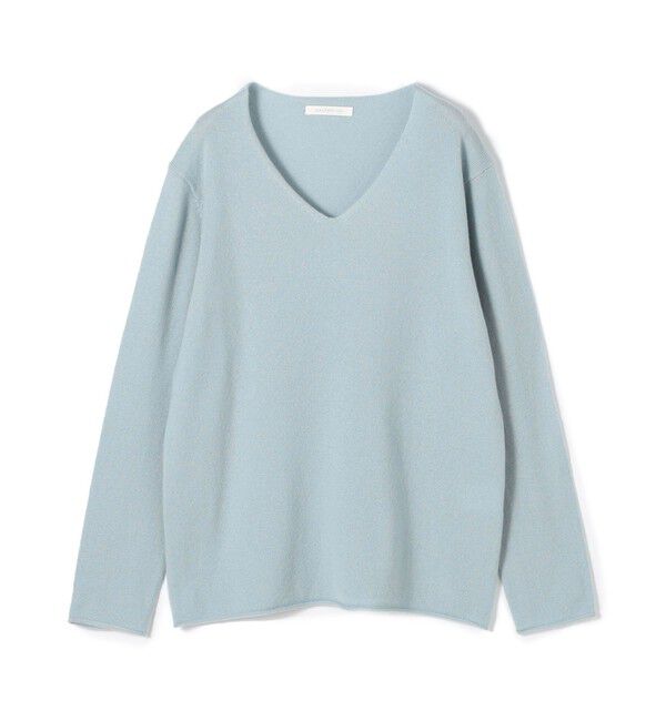 GALERIE VIE「スコットランドカシミヤ Vネックプルオーバー」|ニット・セーター|63 ライトブルー