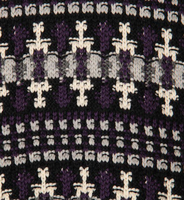 TOMORROWLAND MENS「【別注】Redeux メリノウールフェアアイル柄 クルーネックニットベスト」|ニット・セーター|