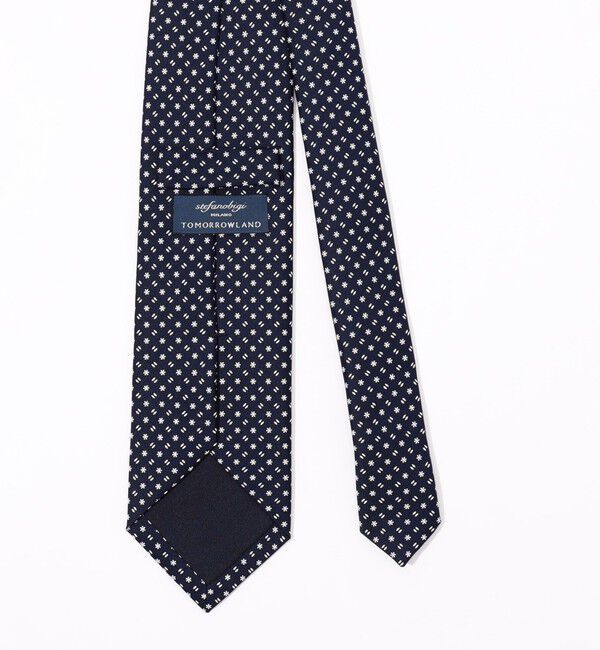 TOMORROWLAND GOODS「STEFANO BIGI シルクプリント 小紋柄ネクタイ」|ネクタイ・蝶ネクタイ|