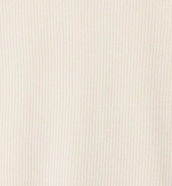 GALERIE VIE「ギザコットンリブ クルーネックプルオーバー」|ニット・セーター|