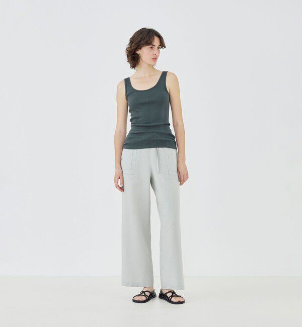 GALERIE VIE「【一部WEB先行予約】フレンチリネン イージーストレートパンツ」|その他|