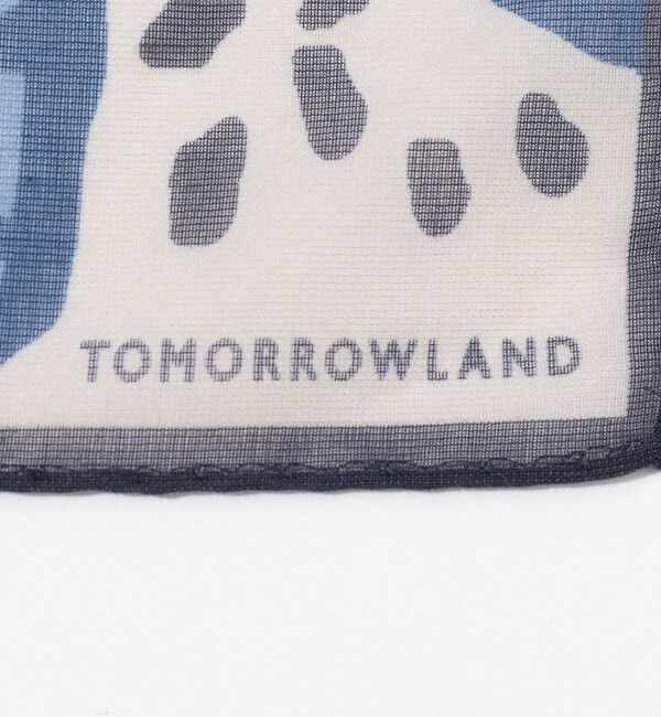 TOMORROWLAND GOODS「TOMORROWLAND コットンシルク プリントスカーフ」|バンダナ・スカーフ|