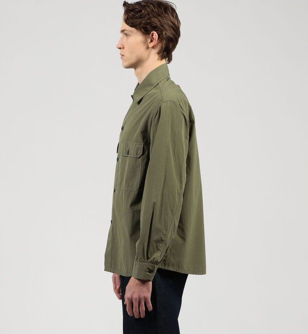 TOMORROWLAND MENS「スビンコットン ダブルポケット シャツブルゾン」|シャツ・ブラウス|