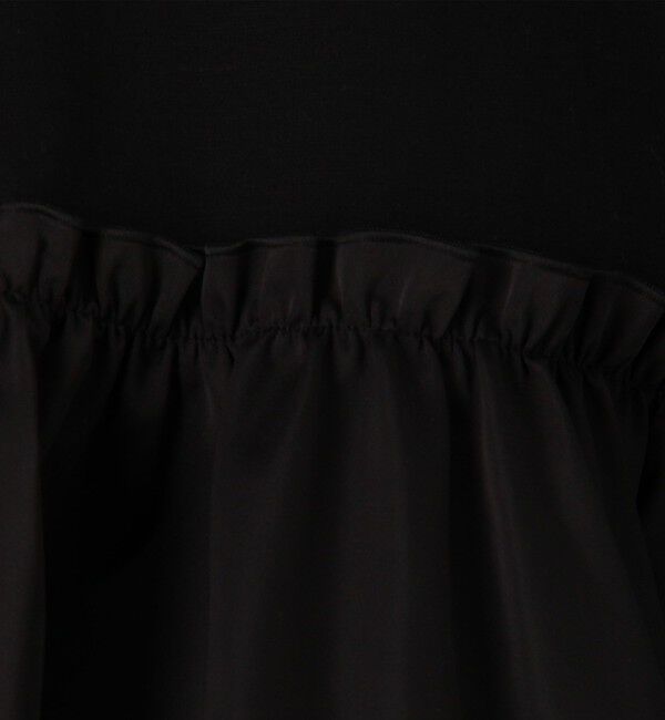 Ballsey「【WEB限定・先行予約】ジャージーコンビ ペプラムプルオーバー」|Tシャツ・カットソー|