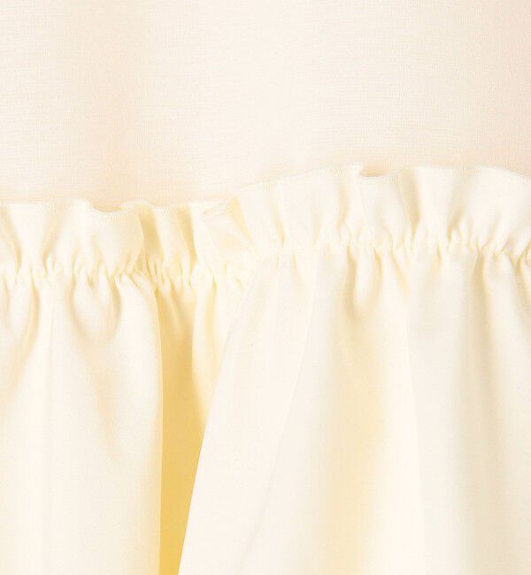 Ballsey「【WEB限定・先行予約】ジャージーコンビ ペプラムプルオーバー」|Tシャツ・カットソー|