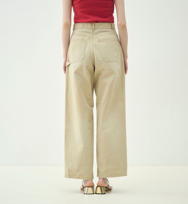 MACPHEE「ウォッシュドチノ ストレートパンツ」|チノ|