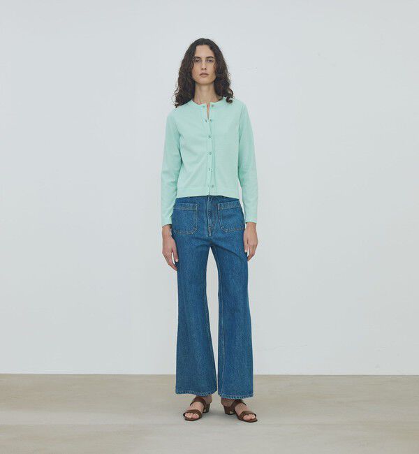 DES PRES「ハイツイストドライコットン スリットスリーブカーディガン」|カーディガン|