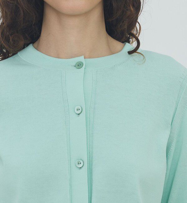 DES PRES「ハイツイストドライコットン スリットスリーブカーディガン」|カーディガン|