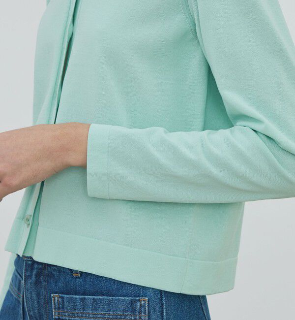 DES PRES「ハイツイストドライコットン スリットスリーブカーディガン」|カーディガン|