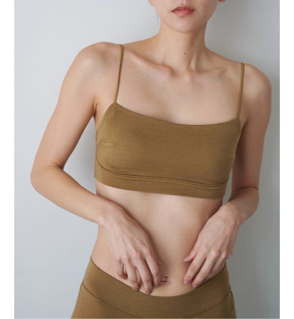 EMILYWEEK「【ACTIVE】Bamboo ストレッチブラ（ベージュA、オレンジ）」|インナー|