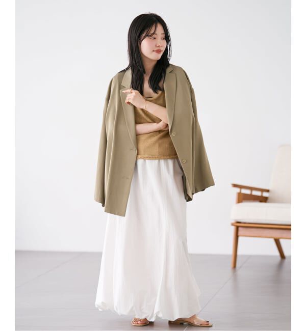 Plage「fibril linen混 relax ジャケット」|テーラードジャケット|