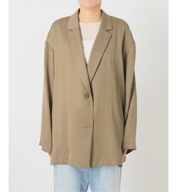 Plage「fibril linen混 relax ジャケット」|テーラードジャケット|