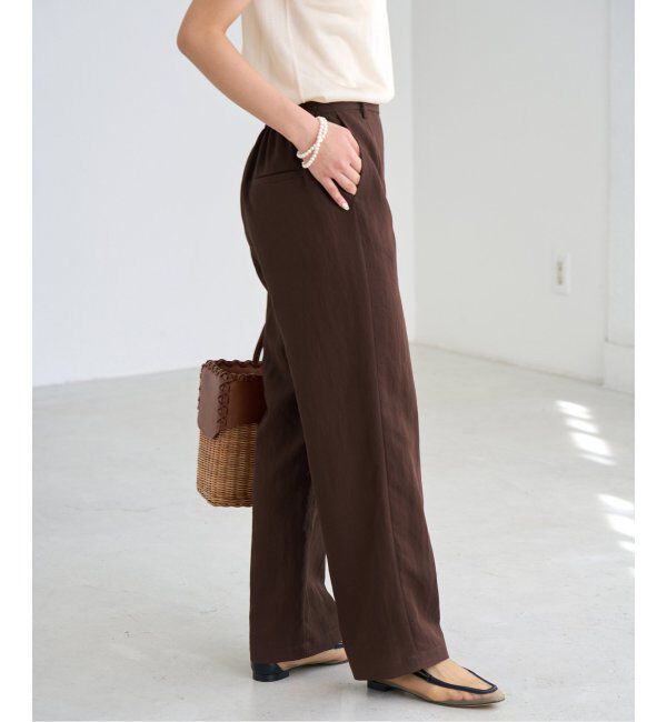 IENA「フィブリルポプリンパンツ」|その他|