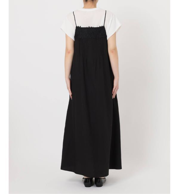 IENA「《WEB限定/追加》レースキャミソールワンピース」|ワンピース|