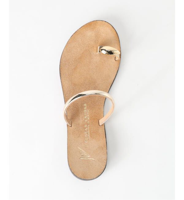 SLOBE IENA「NICOLAS LAINAS/ニコラスライナス SLOBE別注 メタルフラットサンダル」|サンダル|