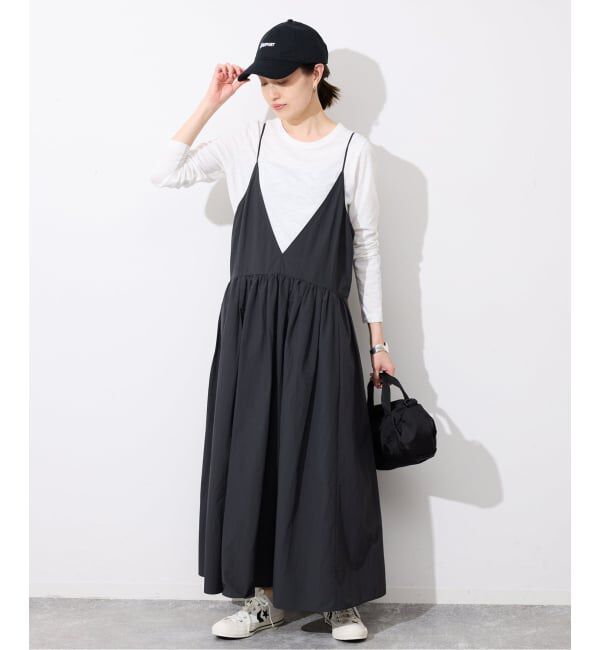SLOBE IENA「タフタキャミワンピース」|ワンピース|