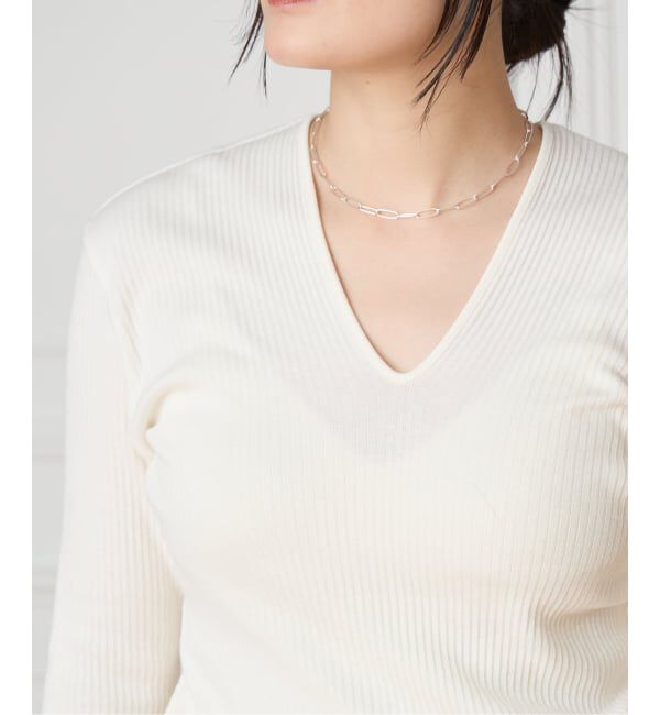 IENA LA BOUCLE「PHOTOCOPIEU/フォトコピュー Vネックトップ TADEO / 261TDO」|Tシャツ・カットソー|