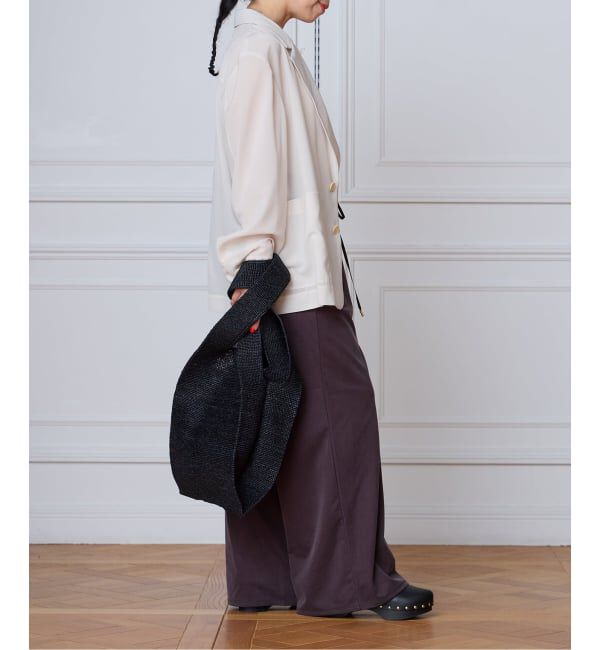 IENA LA BOUCLE「IENA LA BOUCLE シアードレーピージャケット」|テーラードジャケット|