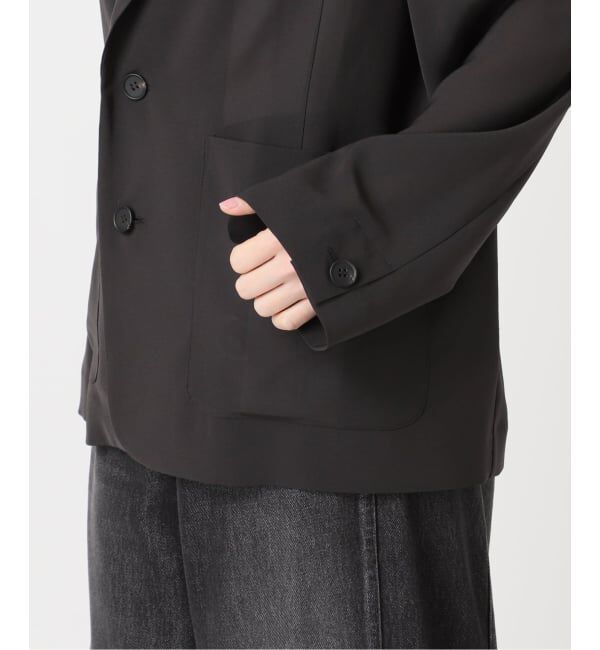 IENA LA BOUCLE「IENA LA BOUCLE シアードレーピージャケット」|テーラードジャケット|