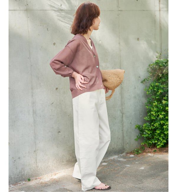 SLOBE IENA「《予約》LE DENIM ライトカーブバギーデニムパンツ」|デニム|