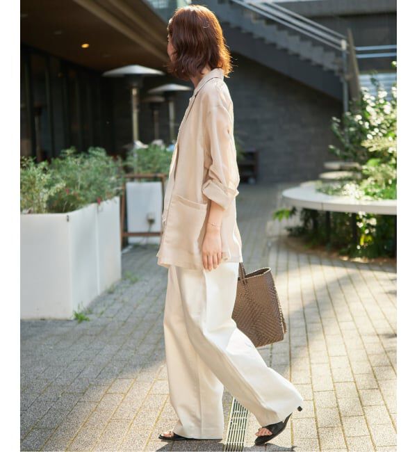 SLOBE IENA「《予約》LE DENIM ライトカーブバギーデニムパンツ」|デニム|