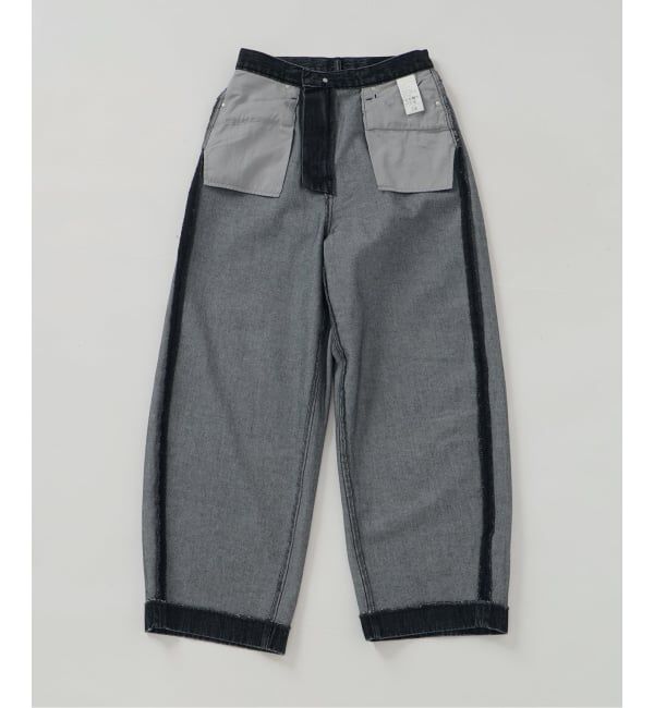 SLOBE IENA「《予約》LE DENIM ライトカーブバギーデニムパンツ」|デニム|