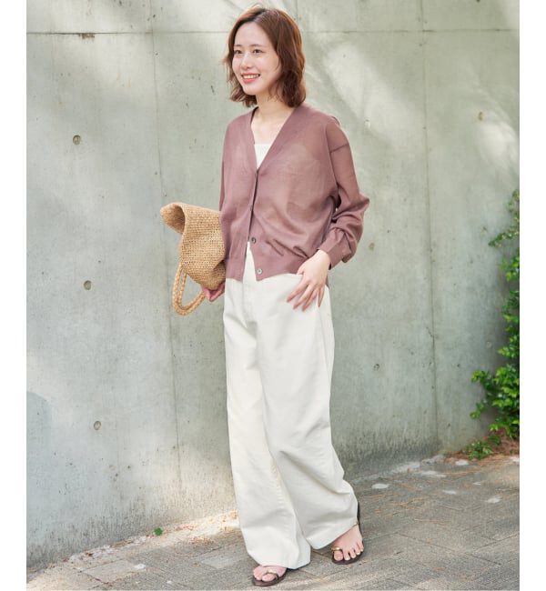 SLOBE IENA「《予約》LE DENIM ライトカーブバギーデニムパンツ」|デニム|